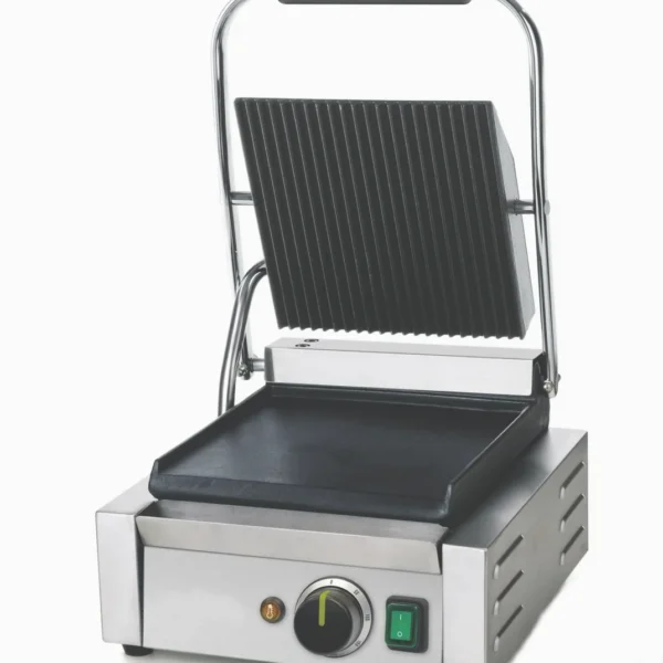 Piastra_panini grill singola rigata_liscia